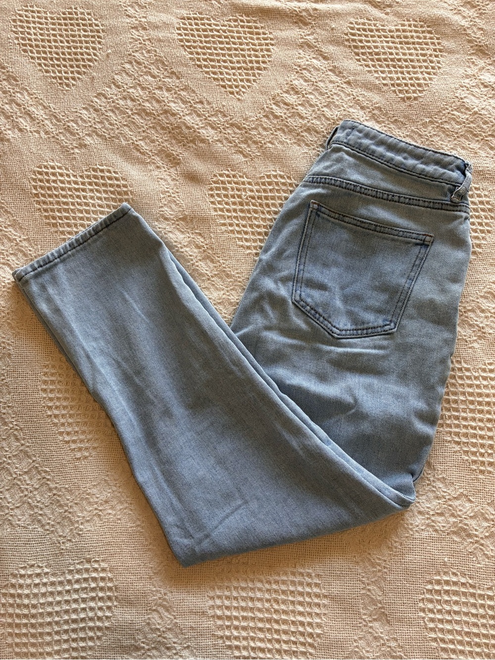 PACSUN Mom Jeans Light Wash Blue Denim Cotton High Rise Women’s Size 27 - Picture 3 of 12